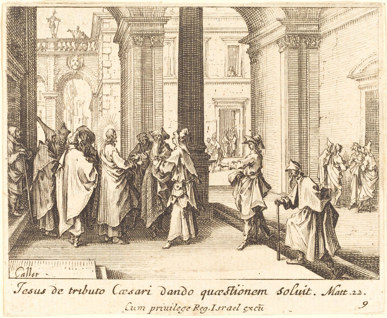 Caesar érme, 1635. alkotó: Jacques Callot