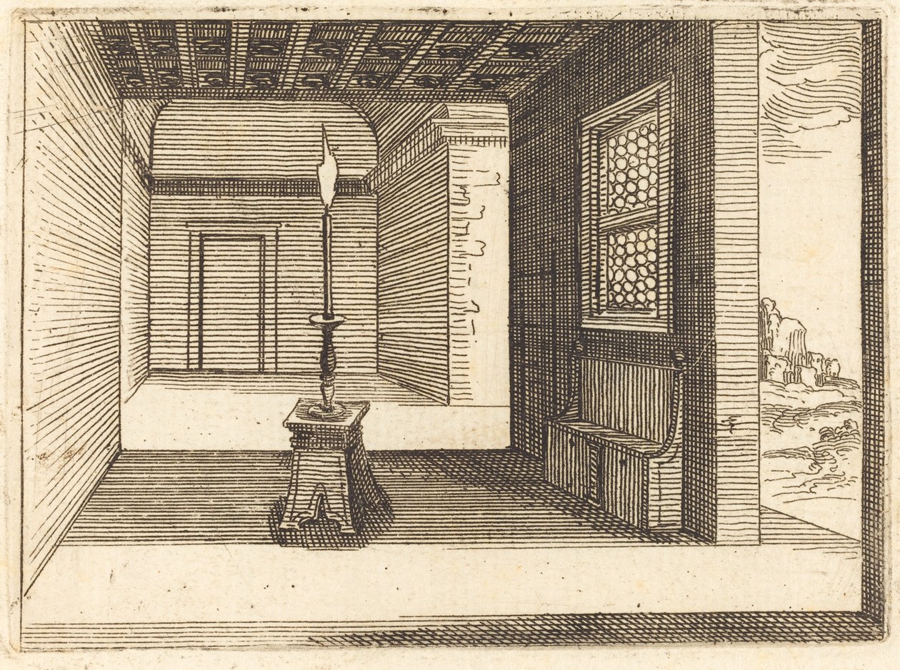 Gyertyatartó alkotó: Jacques Callot