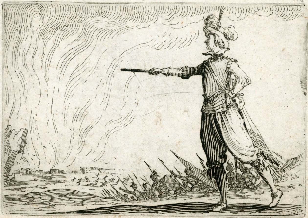 Különböző figurák capricciói alkotó: Jacques Callot
