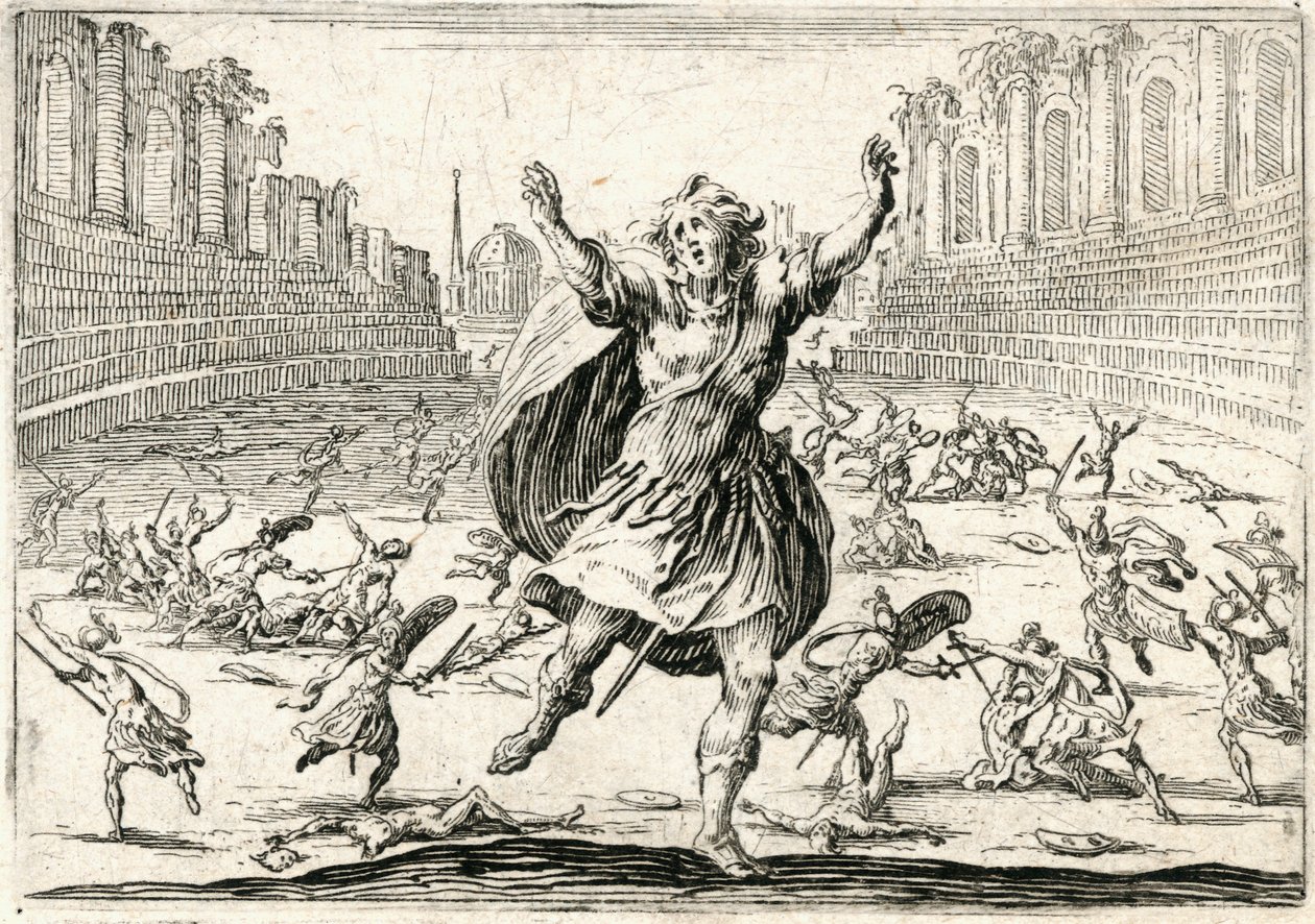 Különböző figurák capricciói alkotó: Jacques Callot