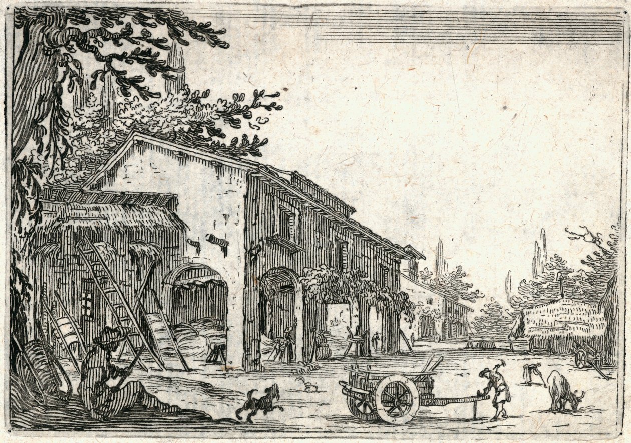 Különböző figurák capricciói alkotó: Jacques Callot