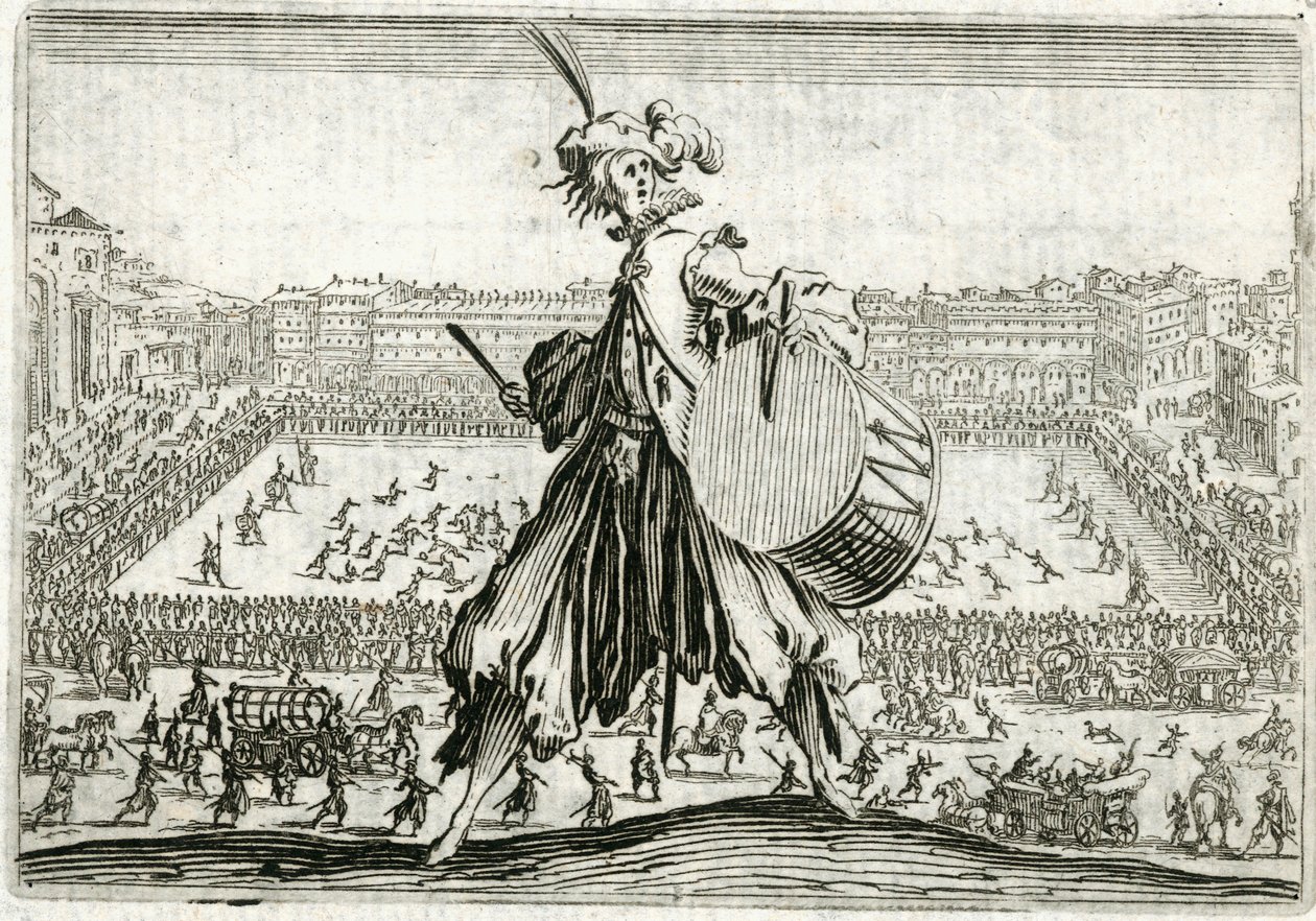 Különböző figurák capricciói alkotó: Jacques Callot