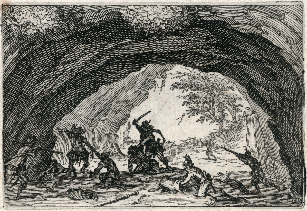 Különböző figurák capricciói alkotó: Jacques Callot