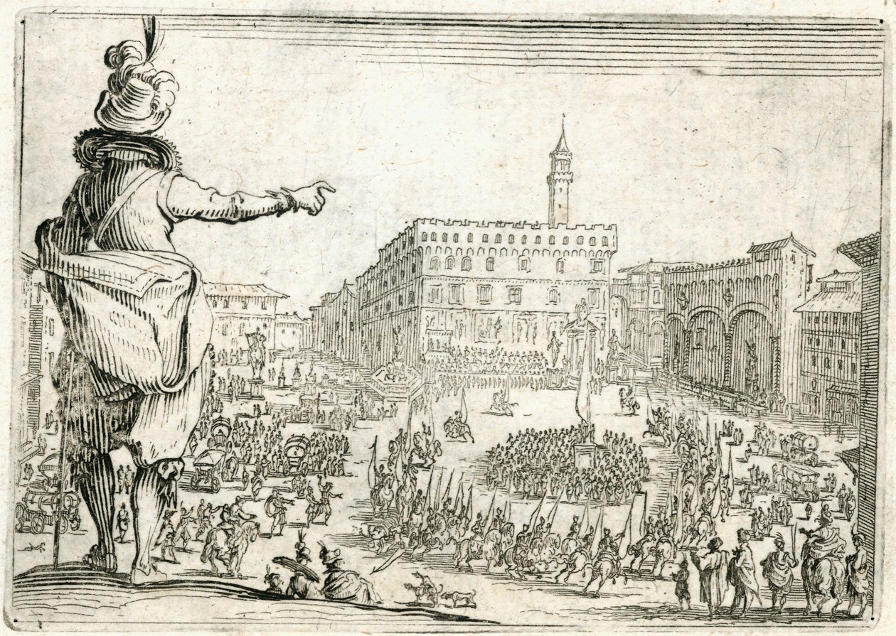Különböző figurák capricciói alkotó: Jacques Callot