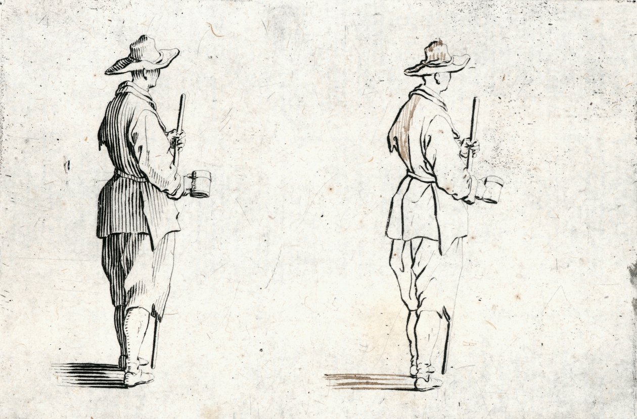 Különböző figurák capricciói alkotó: Jacques Callot