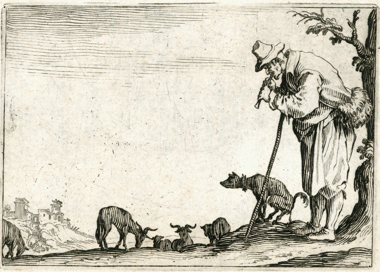 Különböző figurák capricciói alkotó: Jacques Callot