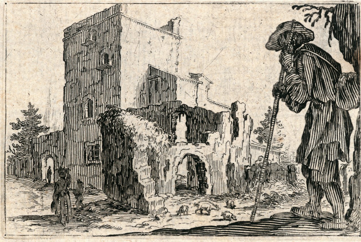 Különböző figurák capricciói alkotó: Jacques Callot