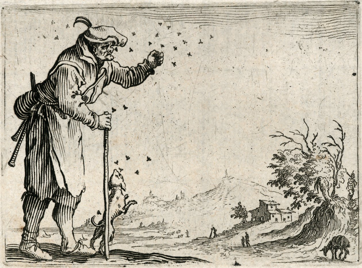 Különböző figurák capricciói alkotó: Jacques Callot