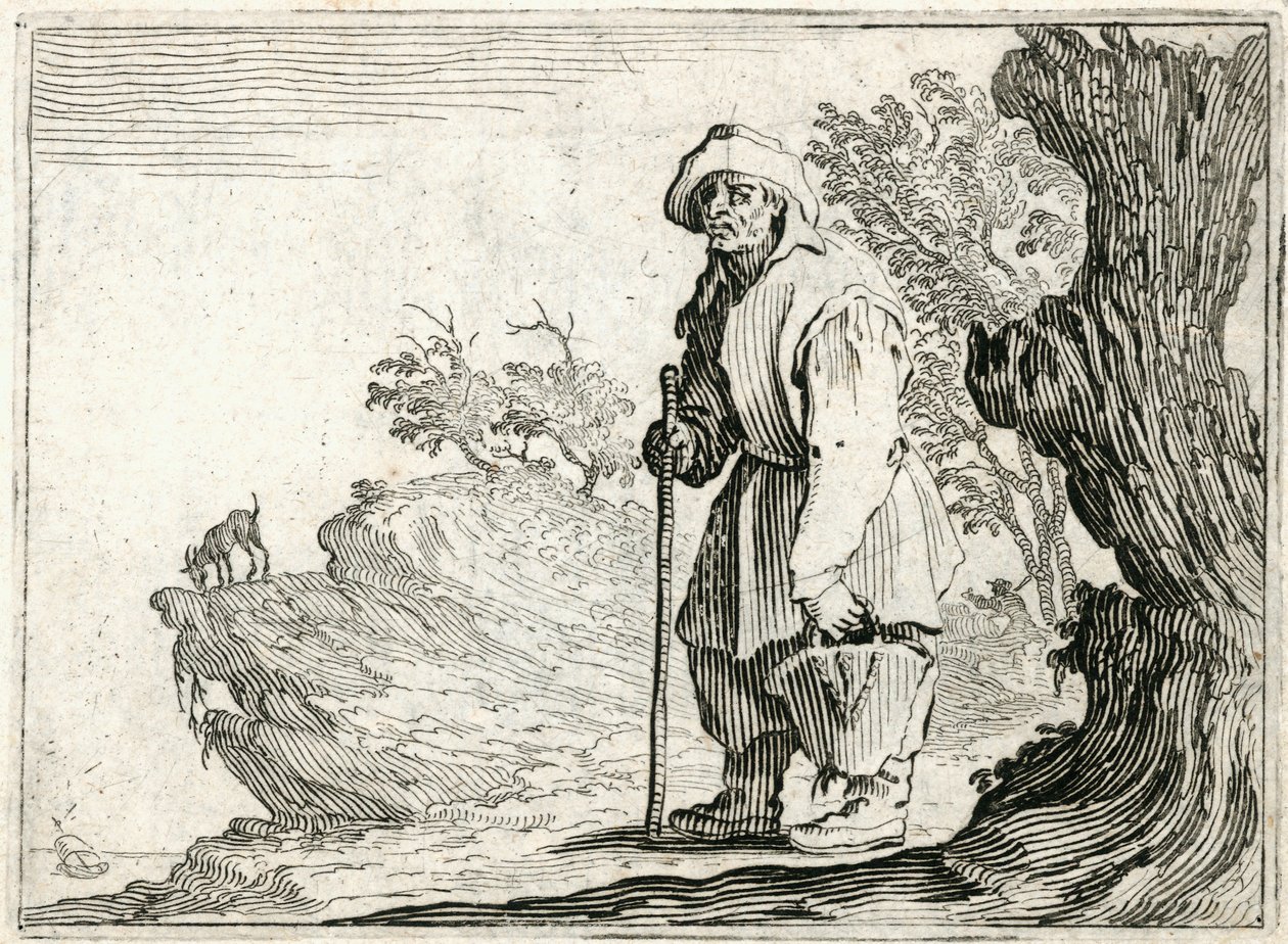 Különböző figurák capricciói alkotó: Jacques Callot