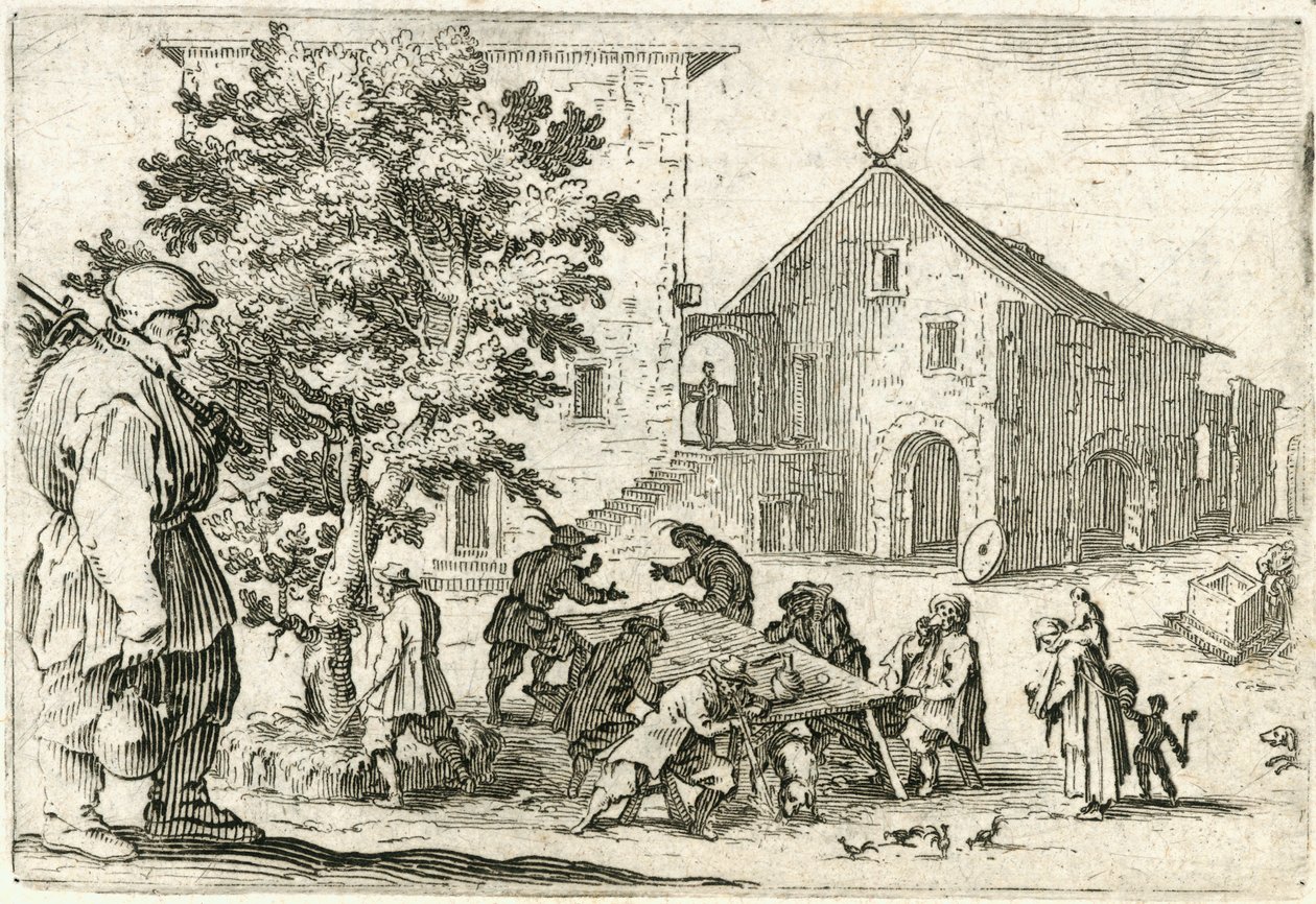 Különböző figurák capricciói alkotó: Jacques Callot