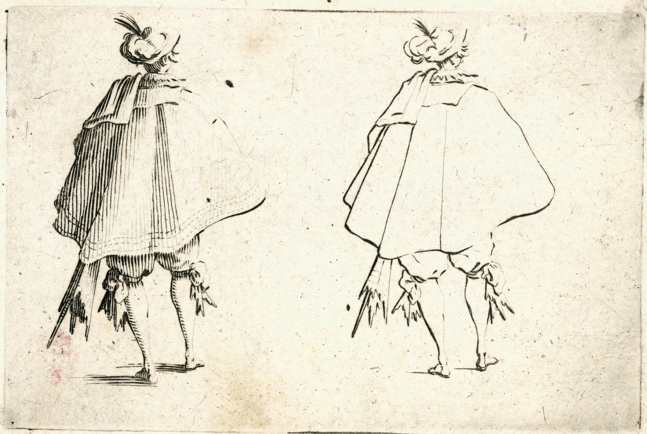 Különböző figurák capricciói alkotó: Jacques Callot