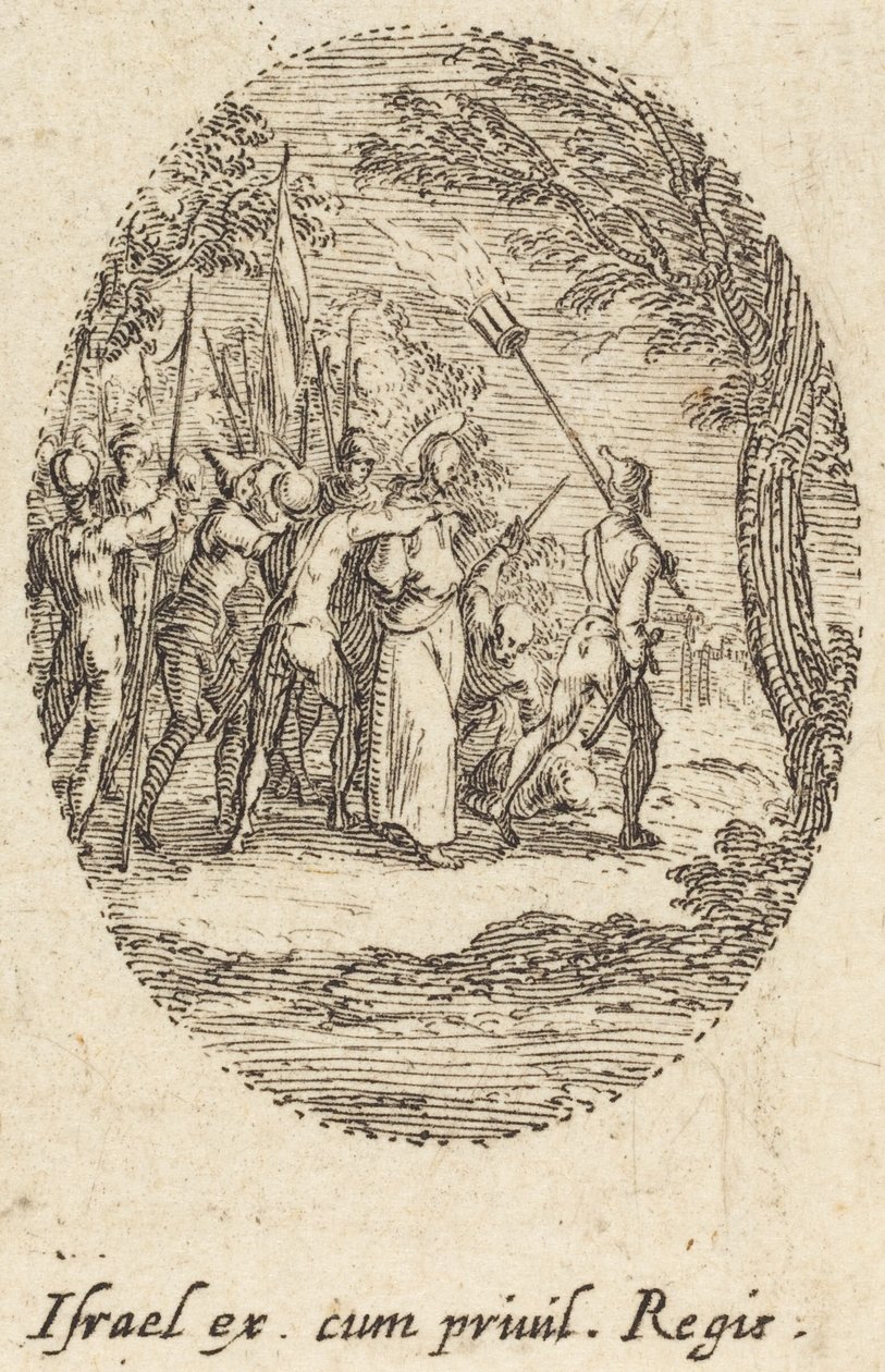 A keresztet hordozó Krisztus alkotó: Jacques Callot