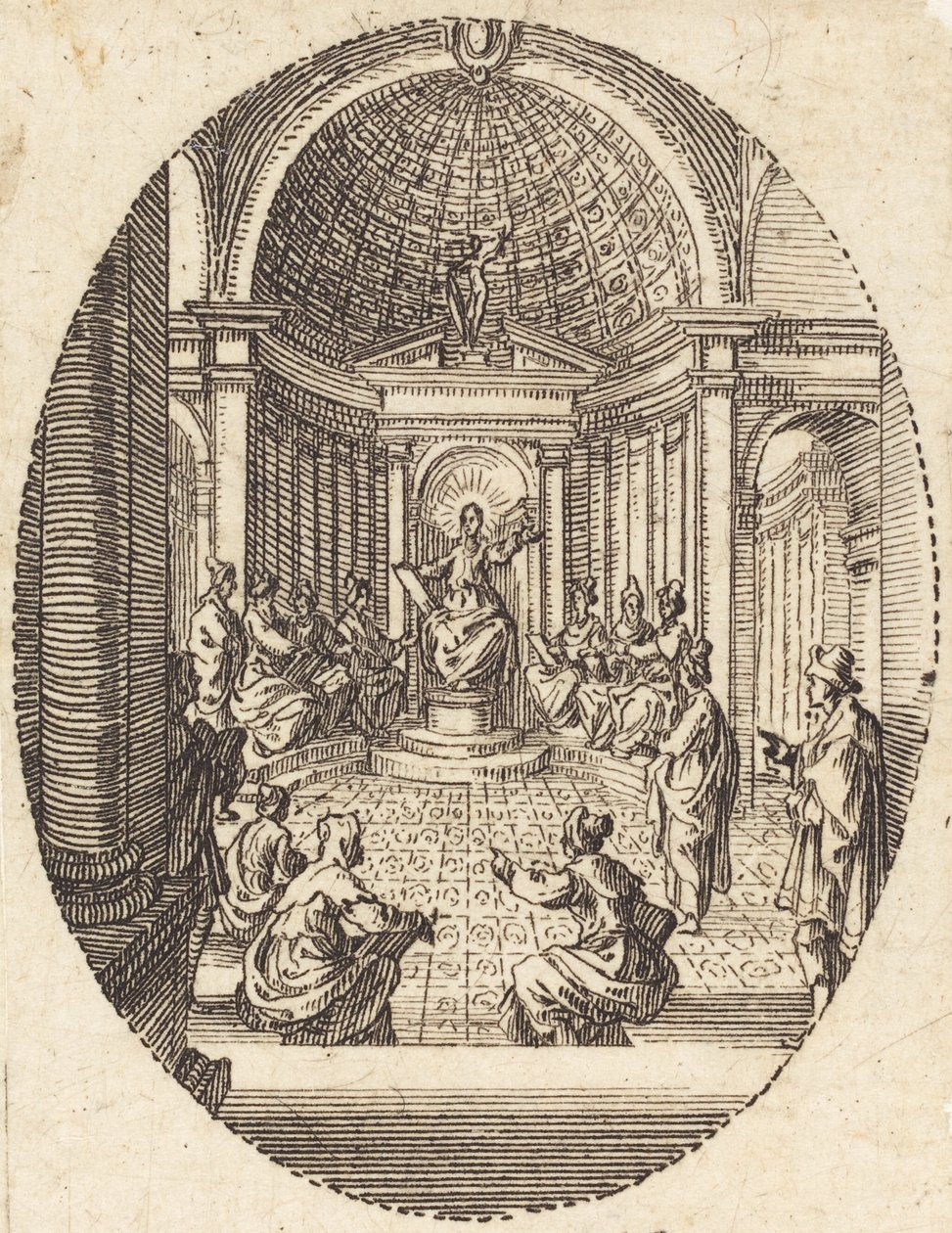 Krisztus az orvosok között alkotó: Jacques Callot
