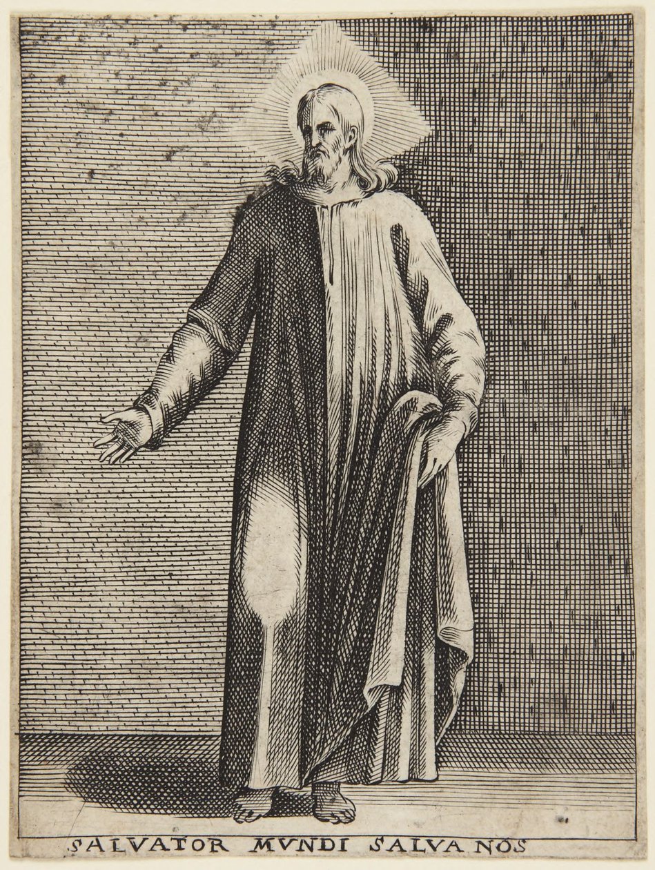 Krisztus mint a világ Megváltója alkotó: Jacques Callot