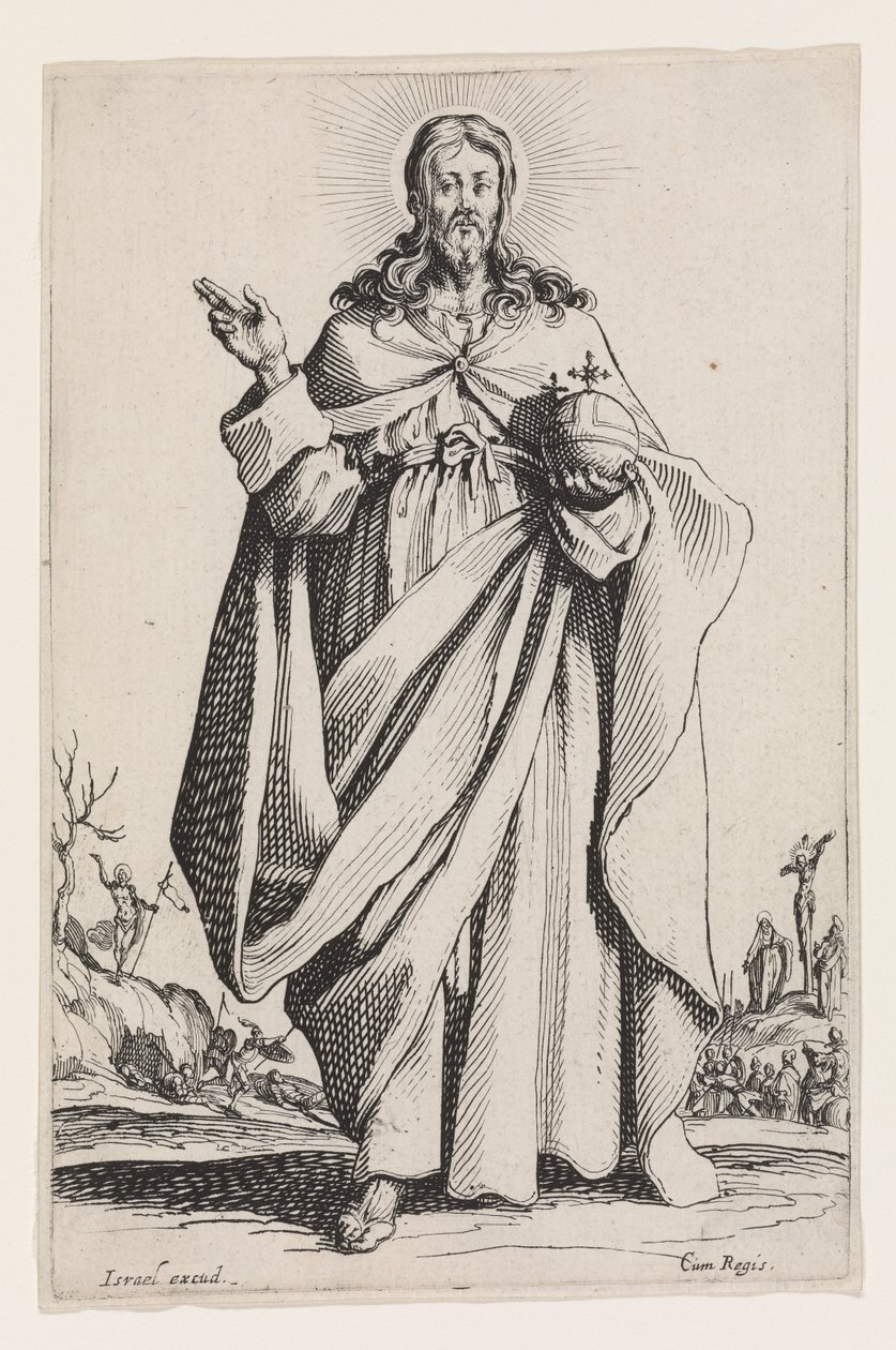 Krisztus a nagy apostolokból, 1631 alkotó: Jacques Callot