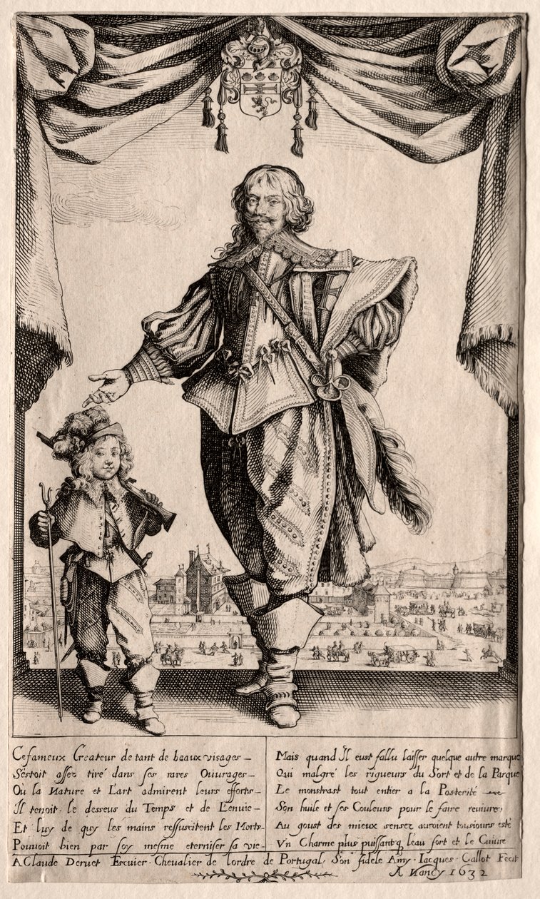 Claude Deruet és fia, 1632. alkotó: Jacques Callot
