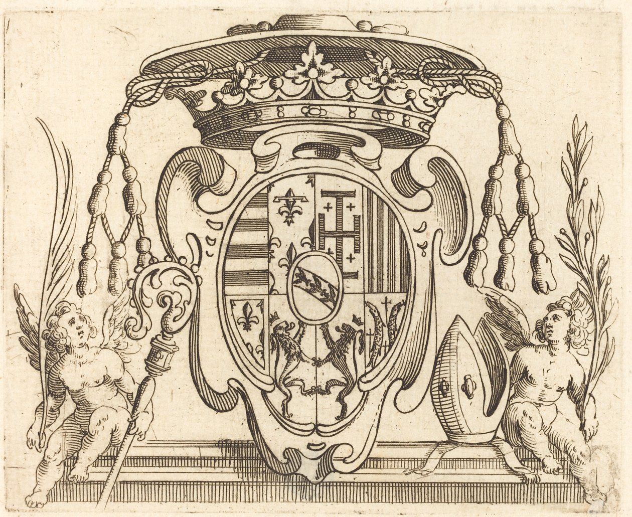 Lotharingiai Nicolas Francis címere alkotó: Jacques Callot