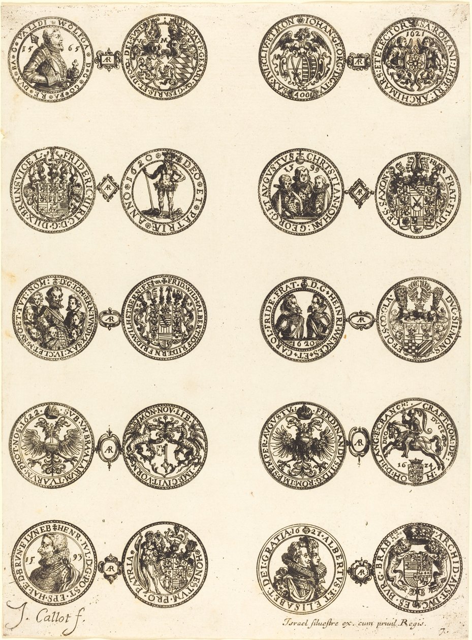 Érmék [7. tábla] alkotó: Jacques Callot