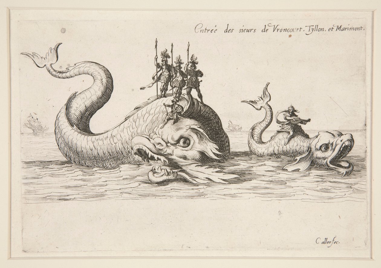 Harc? la Barrière, MM bejárata. Varncourt, Tyllon és Marimont alkotó: Jacques Callot