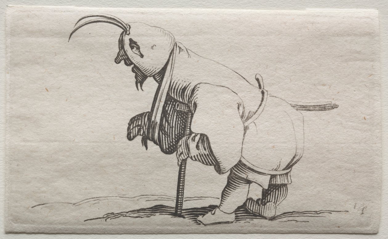 Csuklya kapucnival. alkotó: Jacques Callot
