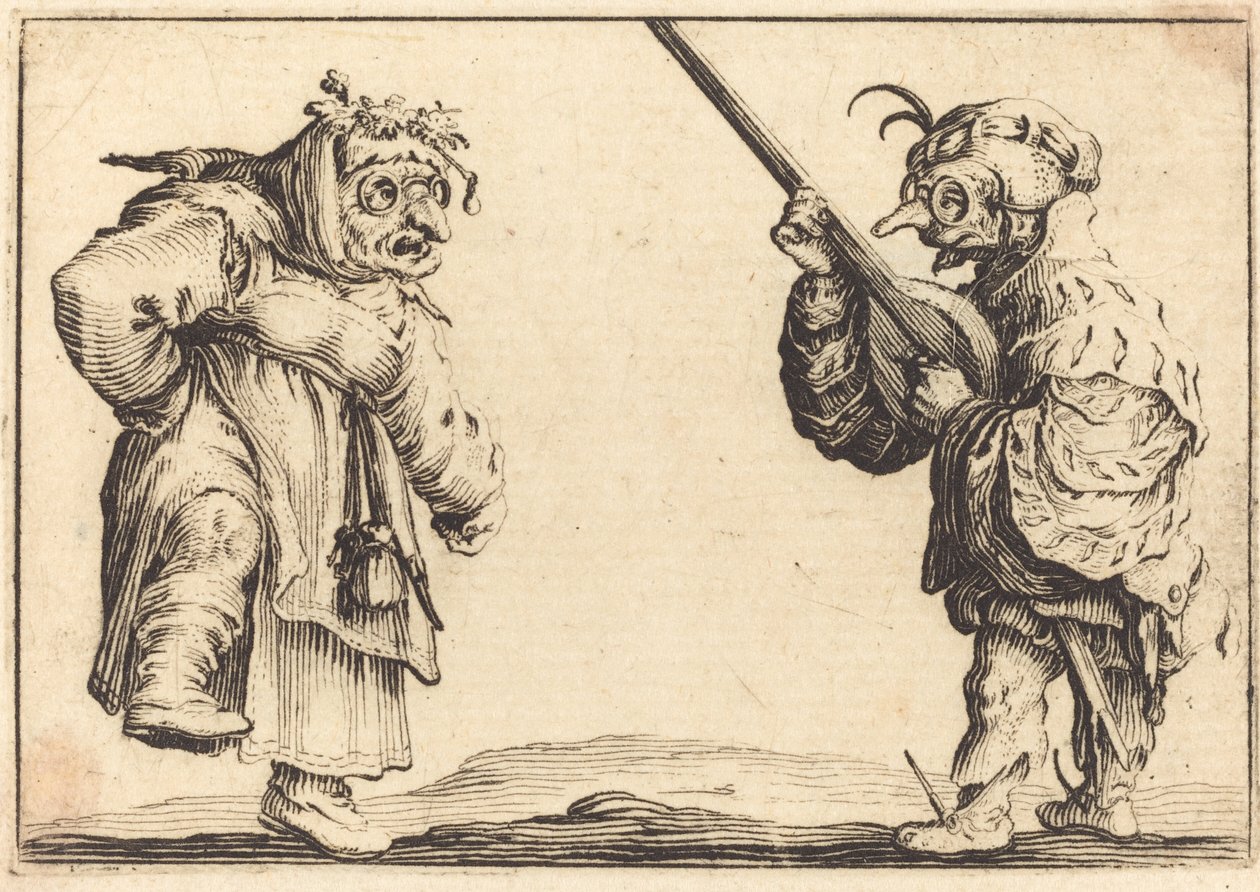 Táncosok lanttal alkotó: Jacques Callot