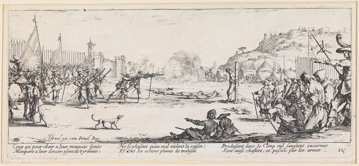 Lövöldözés alkotó: Jacques Callot