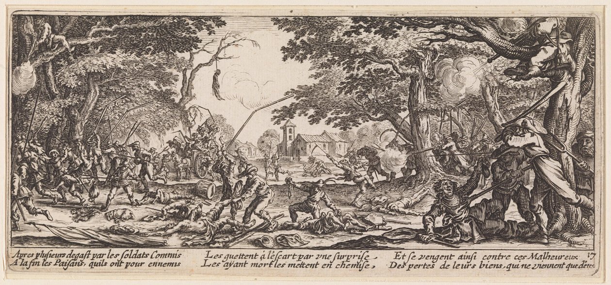 A parasztok megtorlása alkotó: Jacques Callot