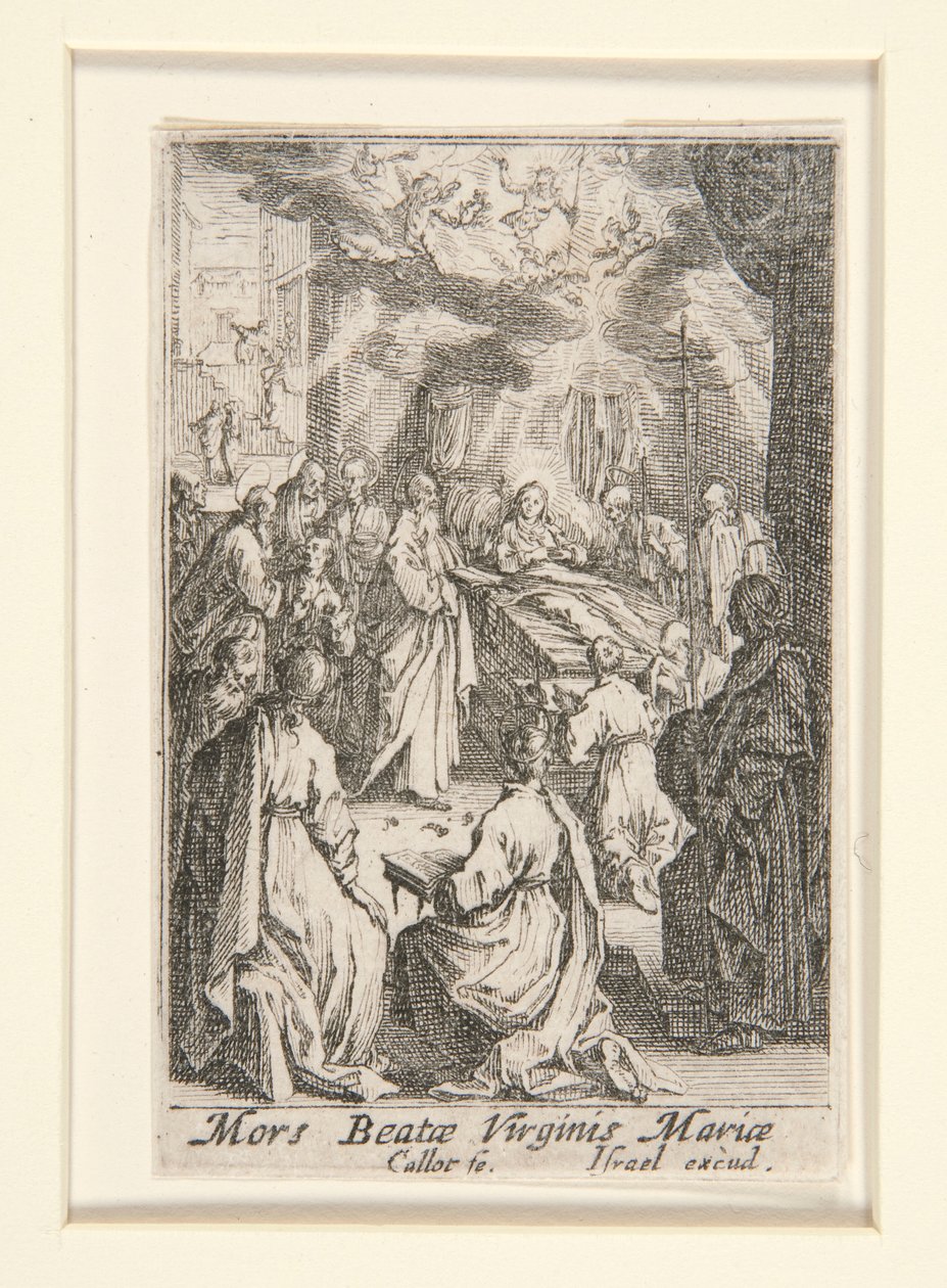A Szűz halála, sz. 11 A Szűz életéből alkotó: Jacques Callot