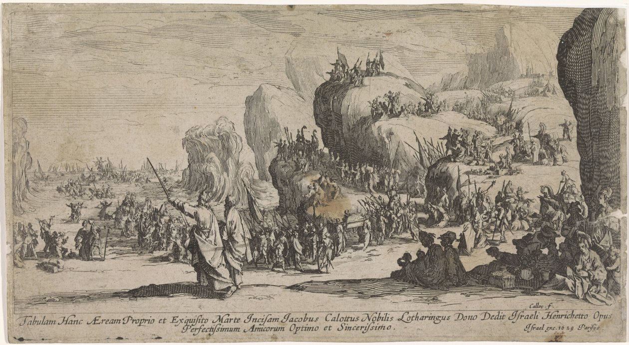 Átkelés a Vörös-tengeren alkotó: Jacques Callot