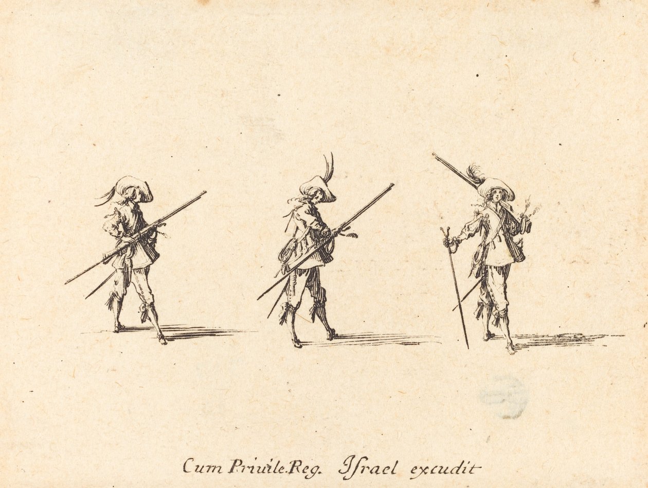 Fúrjon a Muskétával alkotó: Jacques Callot