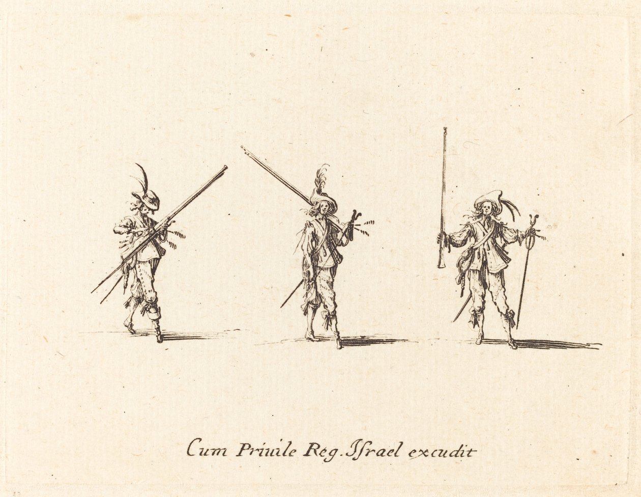 Fúrjon a Muskétával alkotó: Jacques Callot