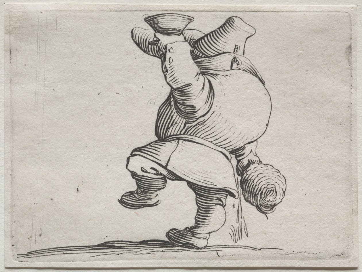 Ivó Hátulról Látva. alkotó: Jacques Callot