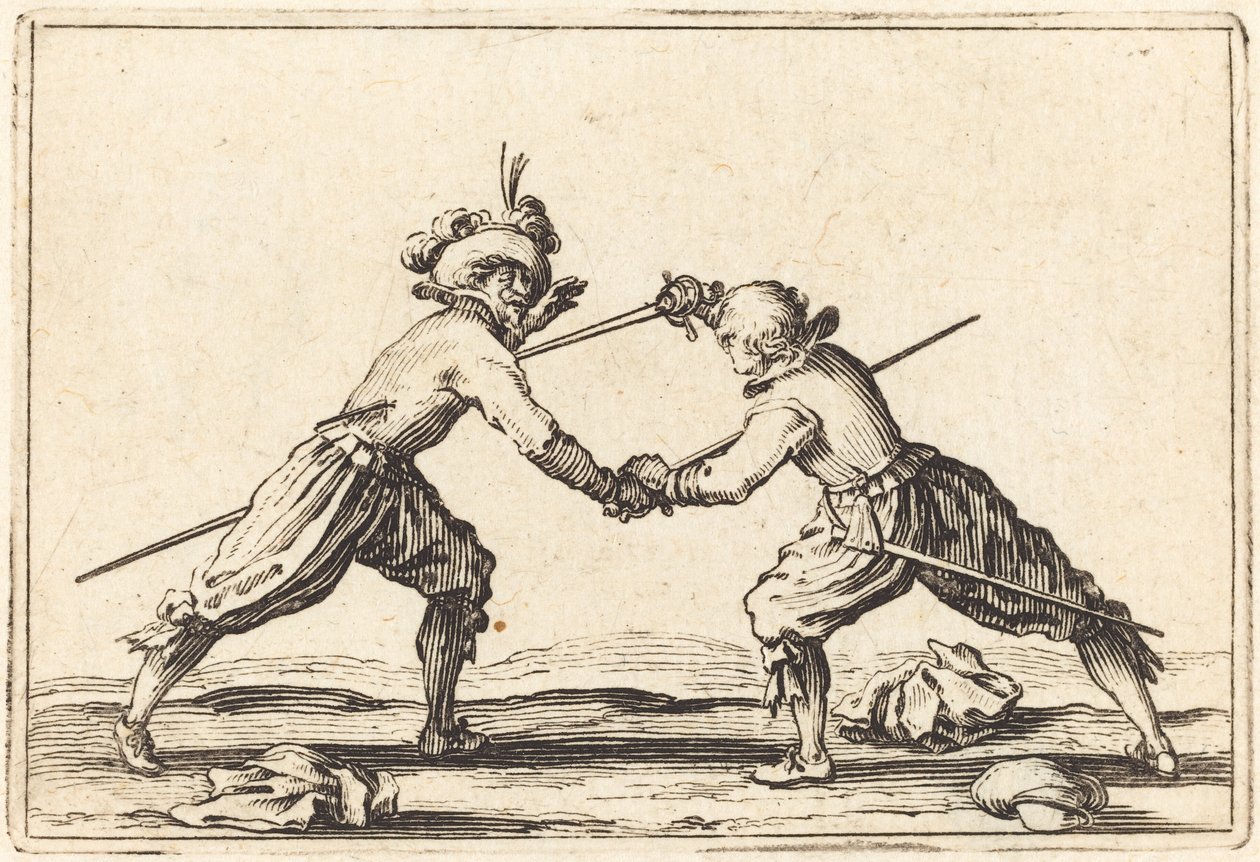 Párbaj kardokkal alkotó: Jacques Callot