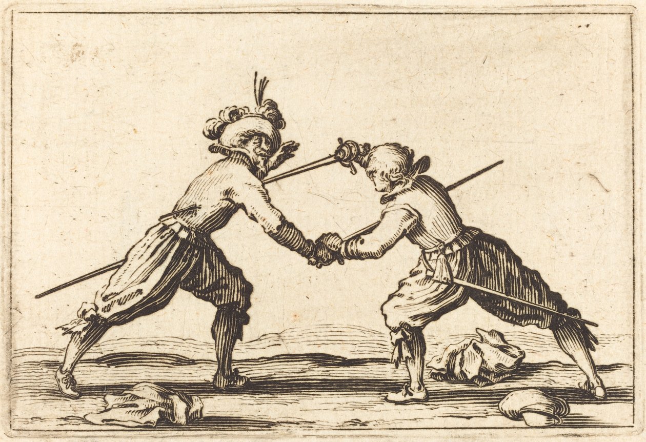 Párbaj kardokkal alkotó: Jacques Callot