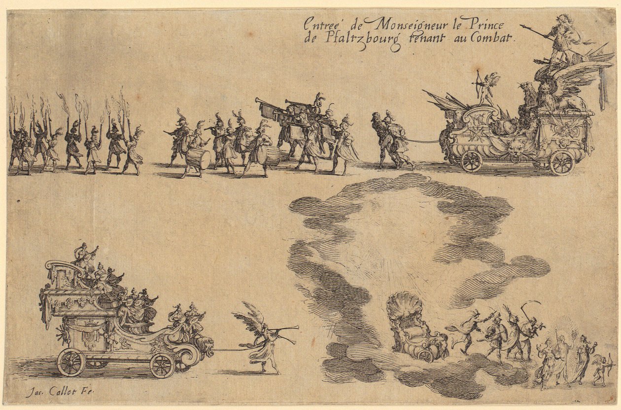 Szőrme zekét viselő nemes, „A nemesség” sorozat 6. lapja alkotó: Jacques Callot