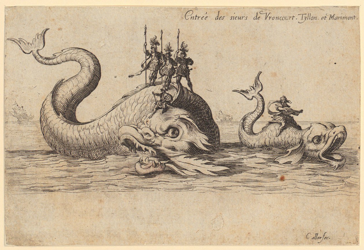 A Pfalzburgi herceg bevonulása, a „A lovagi torna” című sorozat 2. lapja alkotó: Jacques Callot
