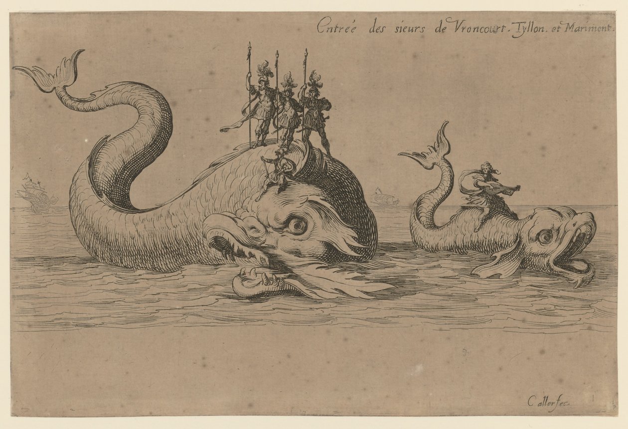 Monsieur de Vroncourt, Tyllon és Marimont beköltözése alkotó: Jacques Callot