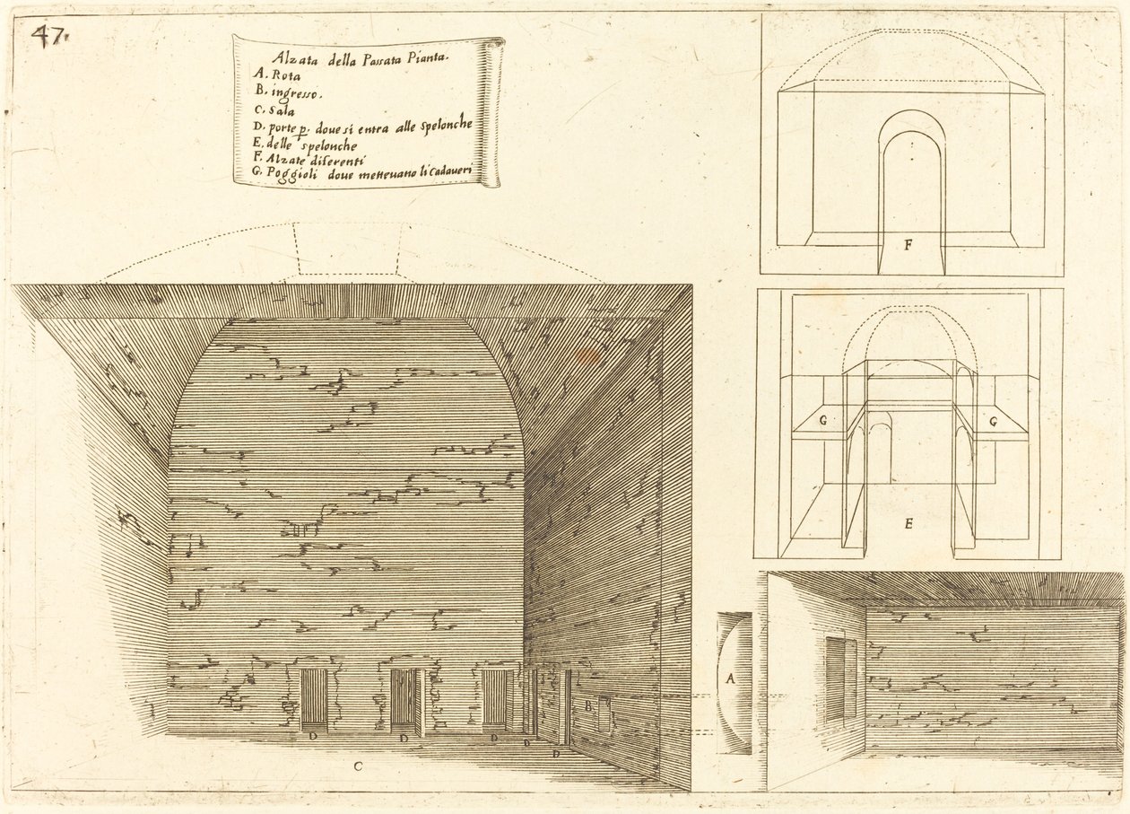 Átjáróterv kiemelése alkotó: Jacques Callot