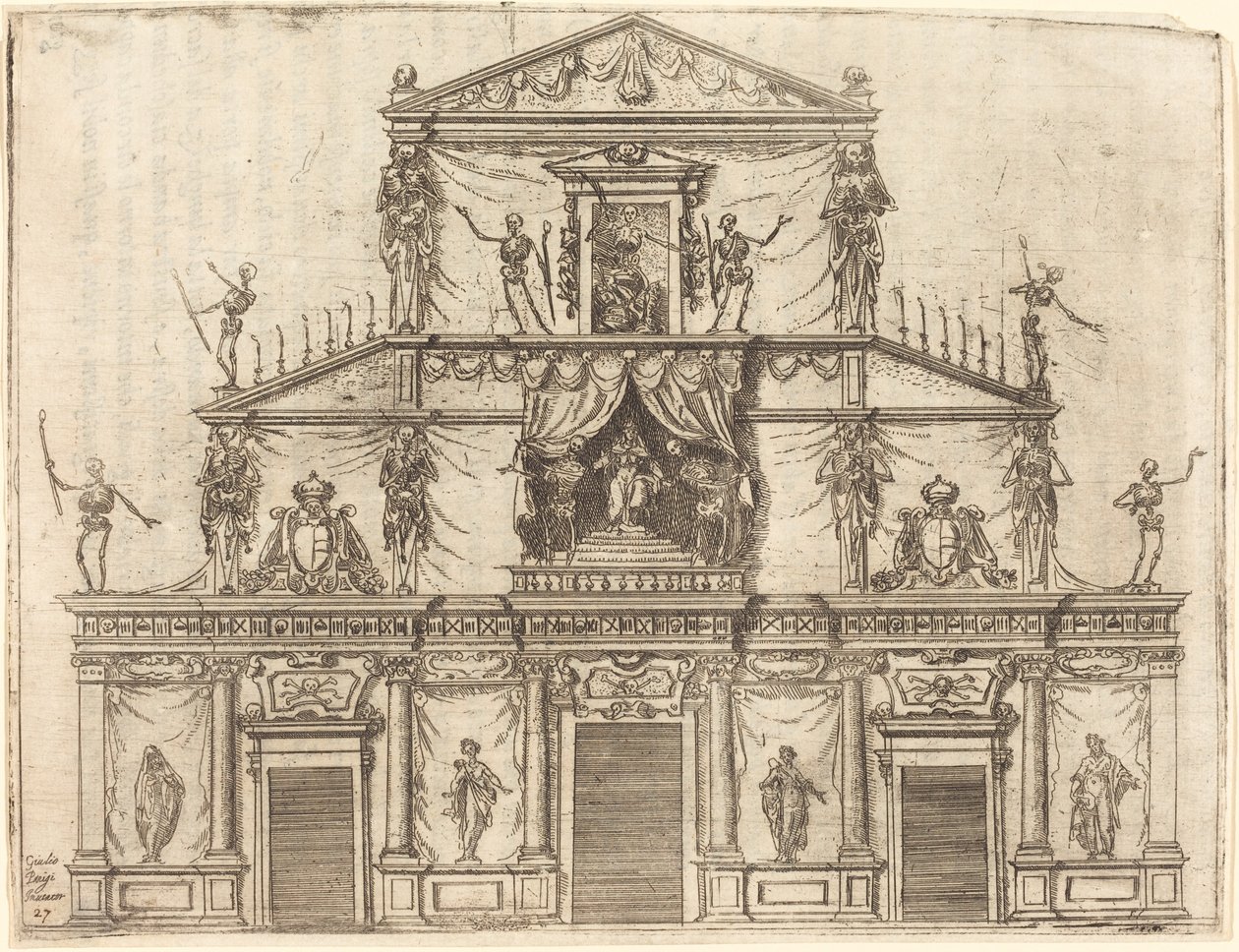 San Lorenzo homlokzata, Firenze alkotó: Jacques Callot