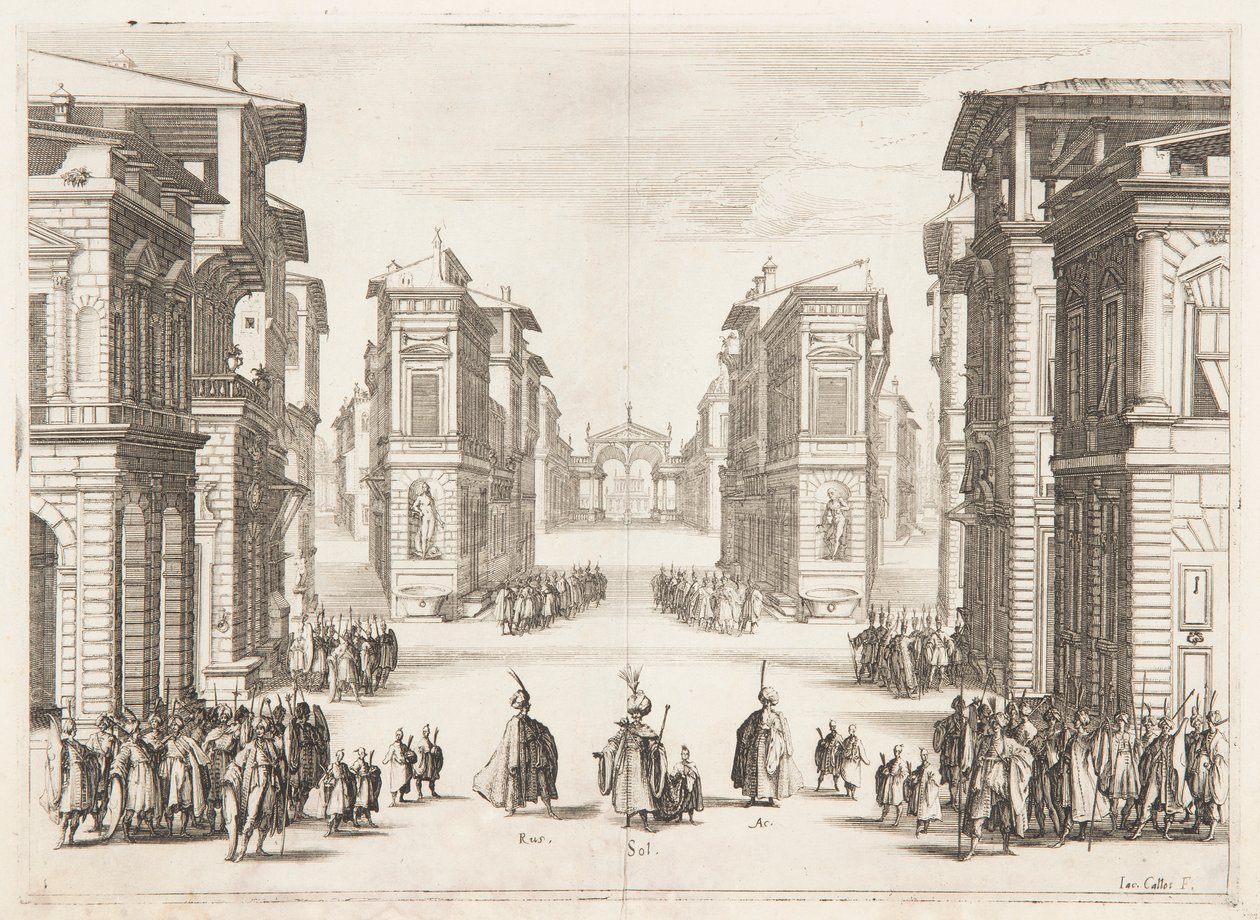 Soliman első felvonása alkotó: Jacques Callot