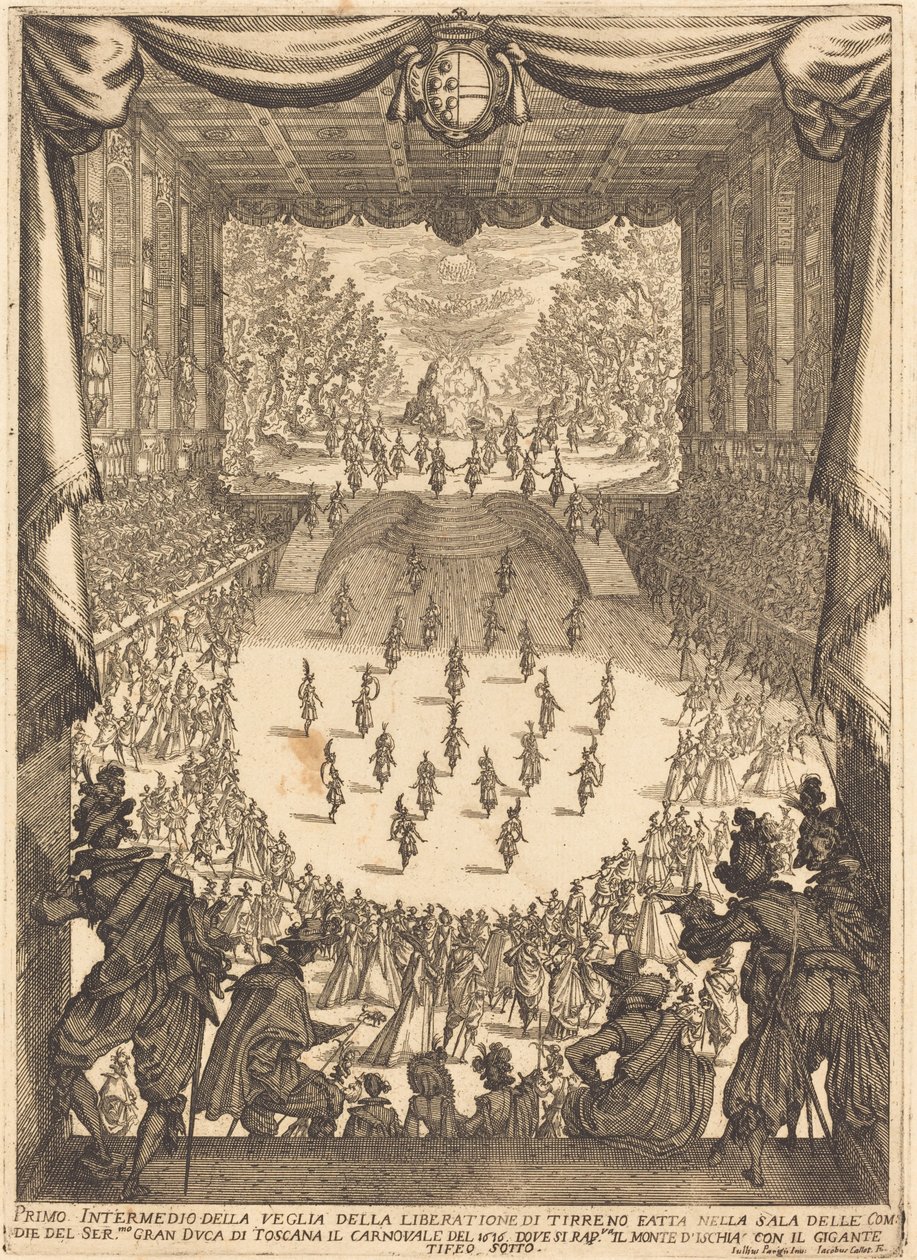 Első Intermezzo, 1617. alkotó: Jacques Callot