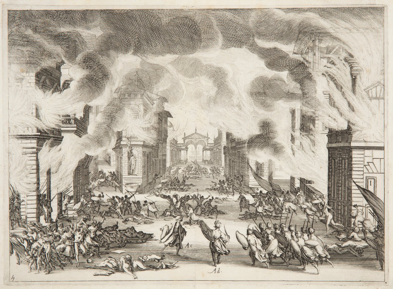Soliman negyedik felvonása alkotó: Jacques Callot