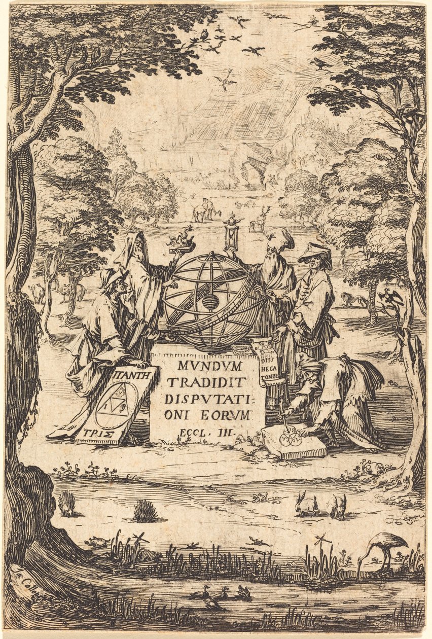 A Szent Kozmologia homlokzata (Cím az asztrológusokkal) alkotó: Jacques Callot