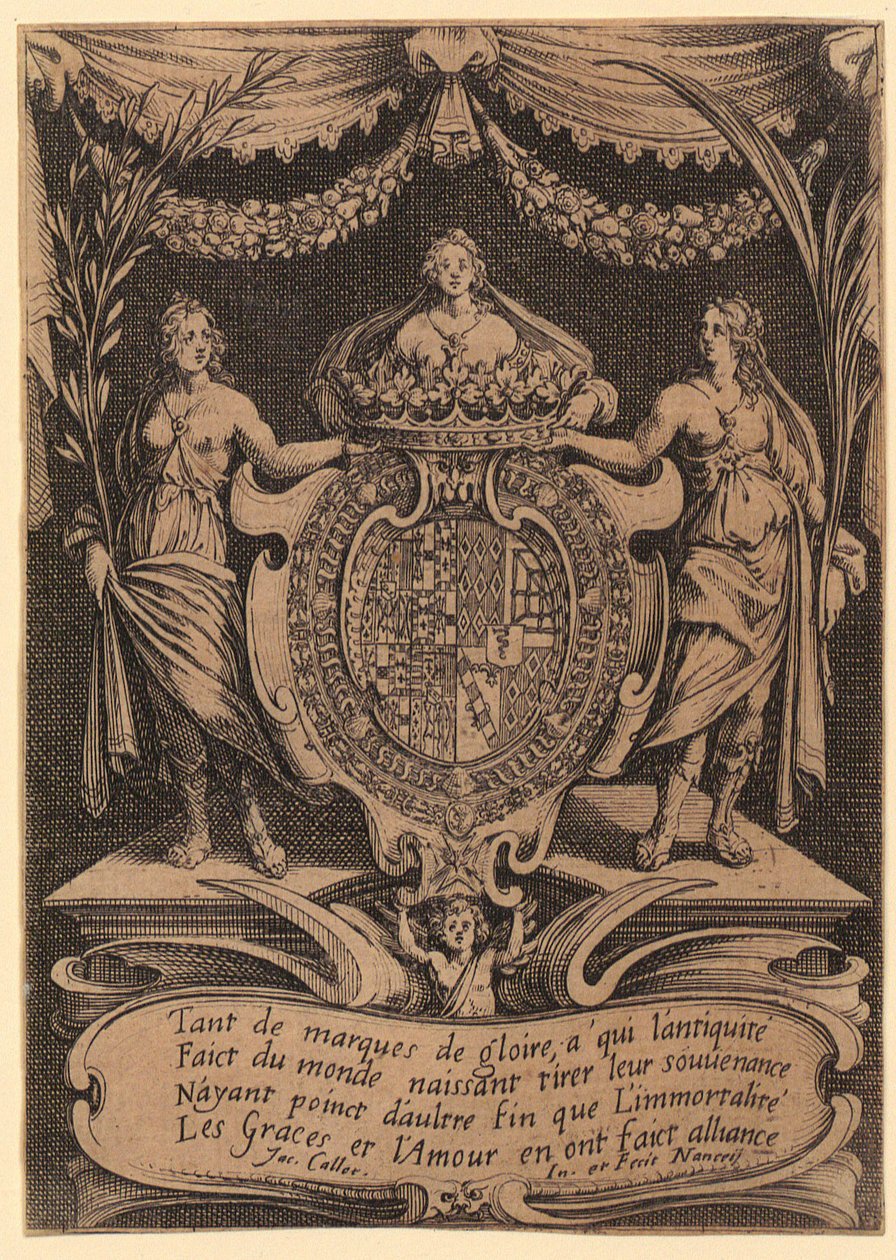 Címlap, „A lovagi torna” sorozat 1. lapja alkotó: Jacques Callot