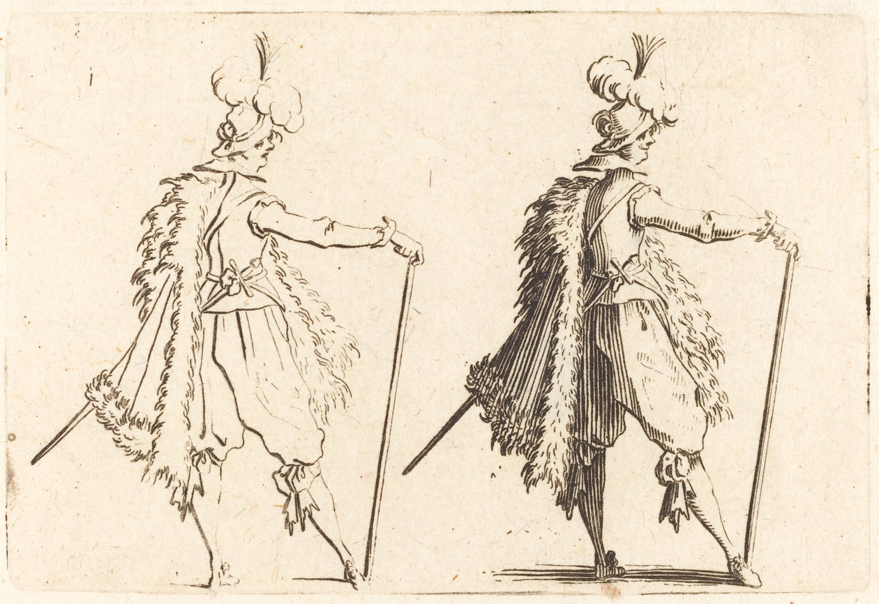Gentleman Cane-val alkotó: Jacques Callot