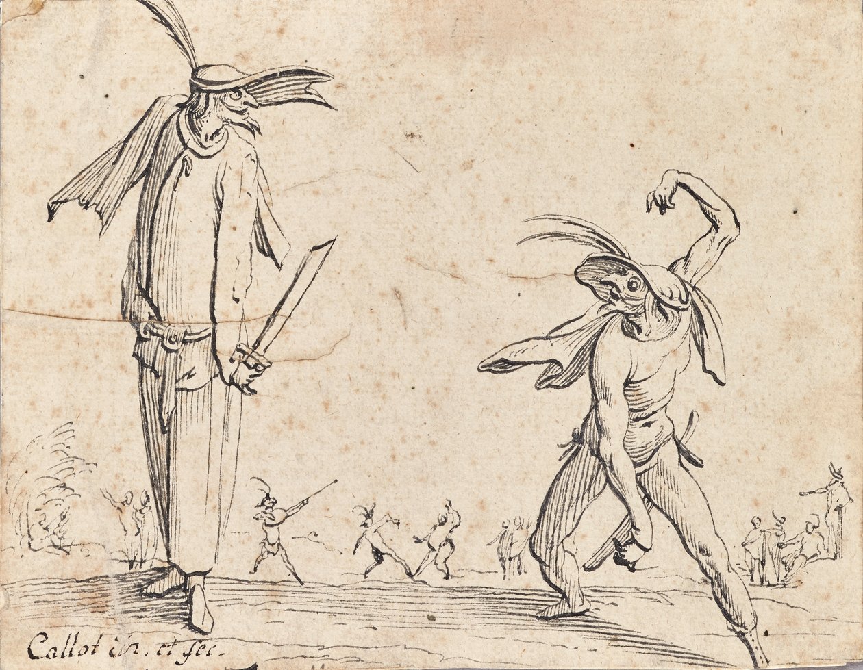 Gian Fritello és Ciurlo alkotó: Jacques Callot