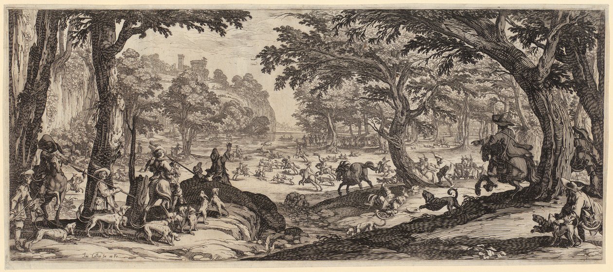 Nagy vadászat alkotó: Jacques Callot