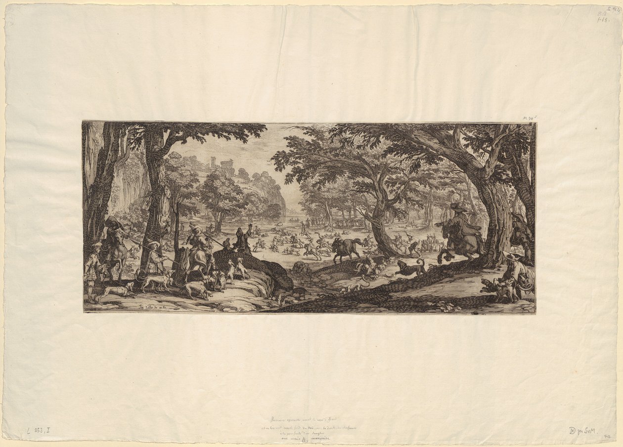 Nagy vadászat alkotó: Jacques Callot