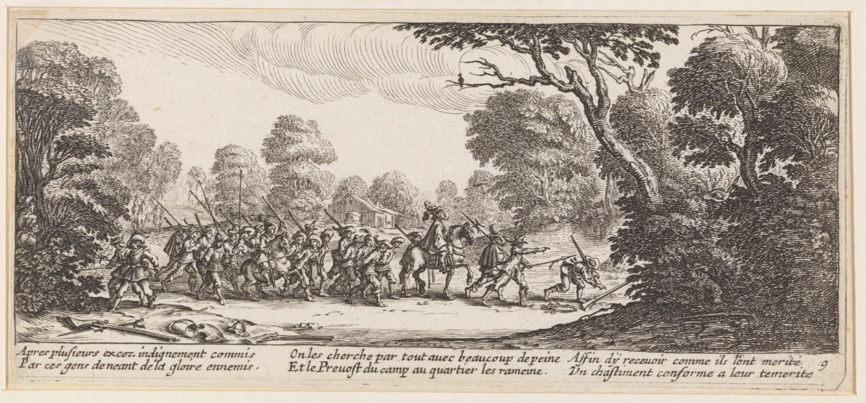 A foglyok előállítása alkotó: Jacques Callot