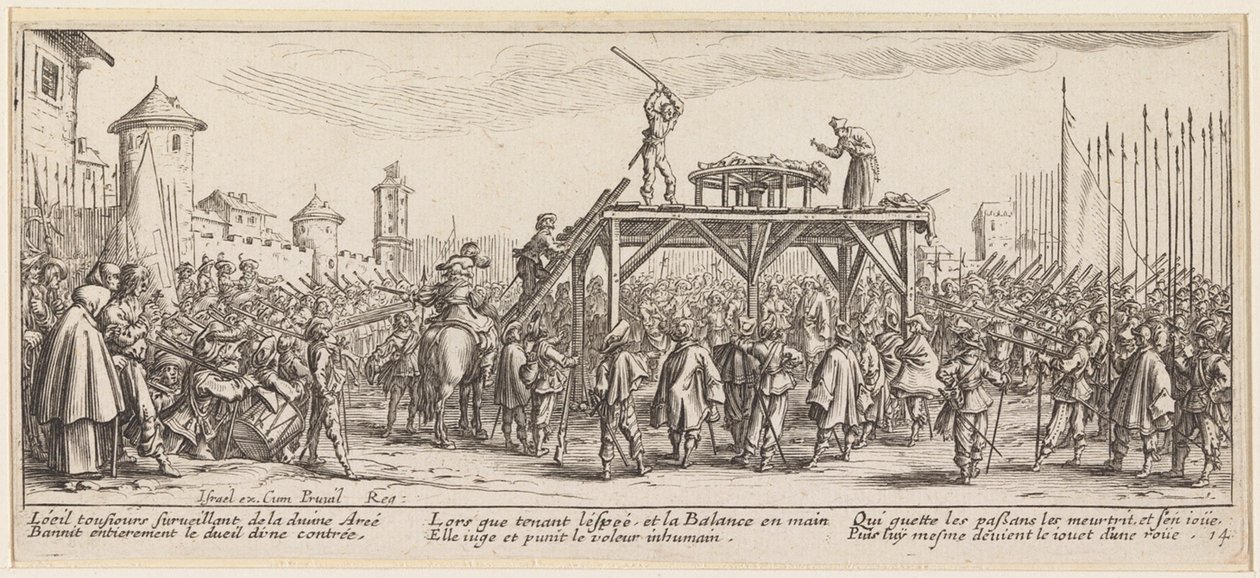 A kerékpártörés alkotó: Jacques Callot